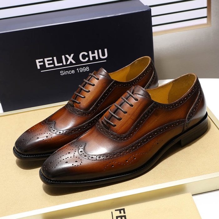 Mens brogue dress shoes