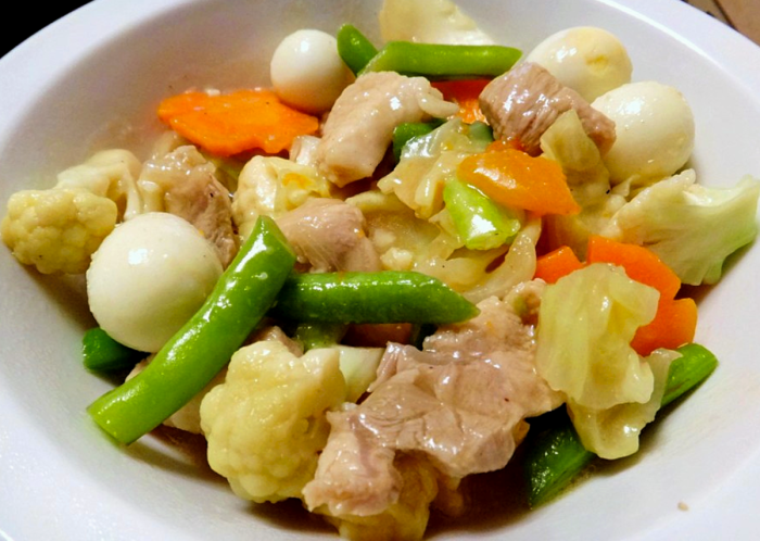 How to cook creamy chopsuey pinoy style