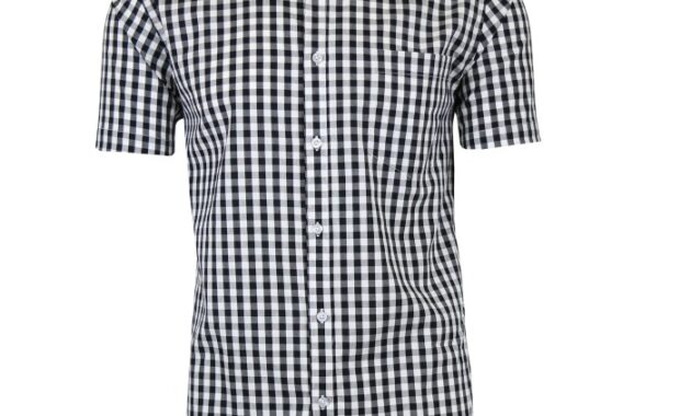 Mens short sleeve summer dress shirts