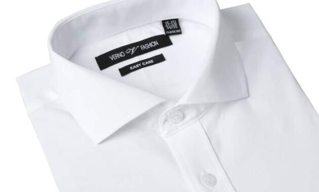 Mens dress shirt cutaway collar