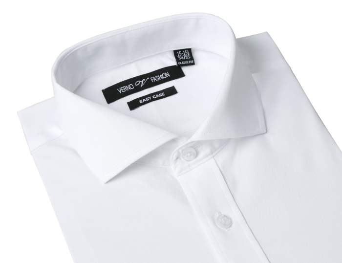 Mens dress shirt cutaway collar