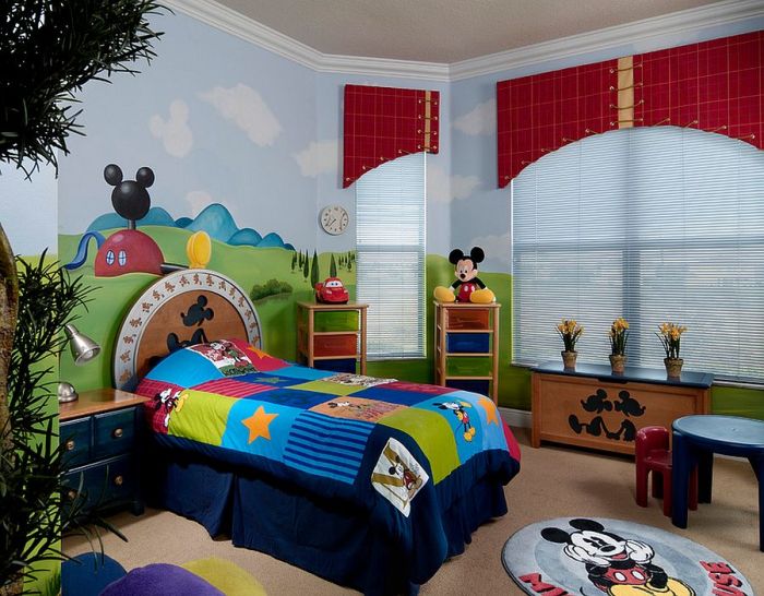 Bedroom girls ideas colorful room decor girl bedding kids twin wonderland shared disney rooms beautiful little children designs princess beds