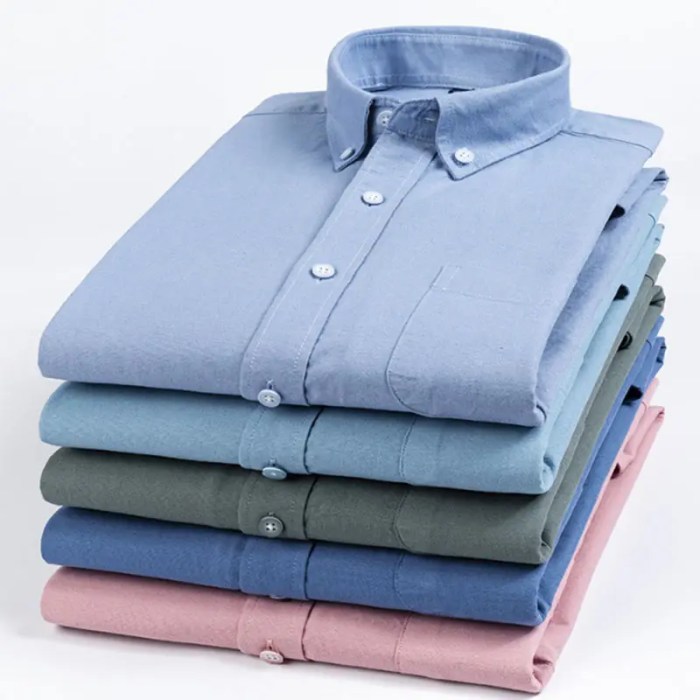 High collar dress shirts men's