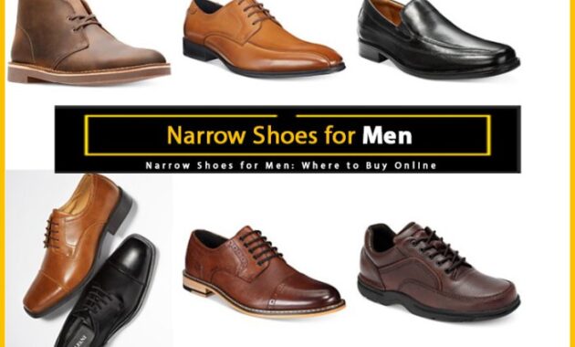 Narrow mens dress shoes