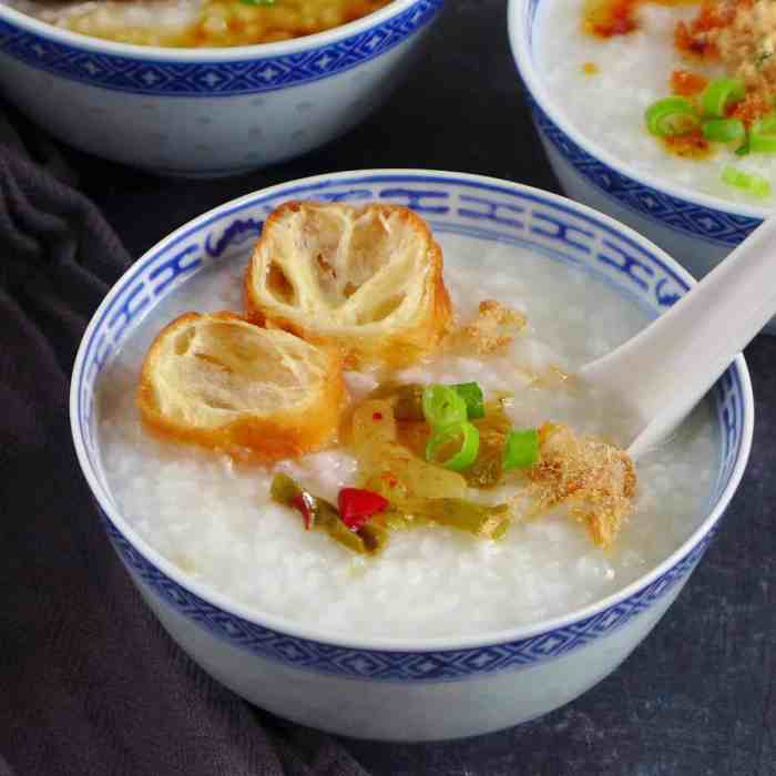 How to cook congee chinese style