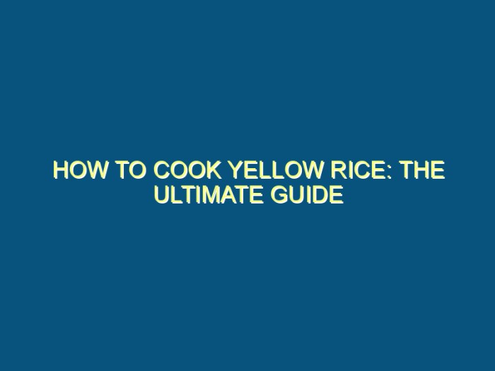 How to cook yellow rice dominican style