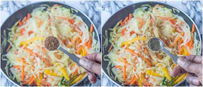 Cabbage steamed jamaican