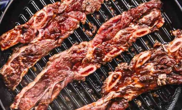 How to Cook Flanken Style Ribs on Grill