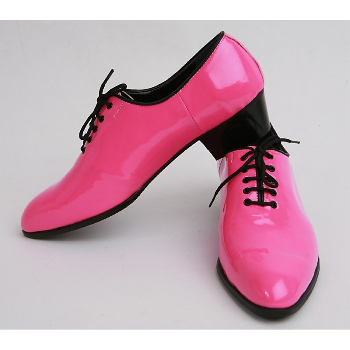 Pink sparkly mens dress shoes