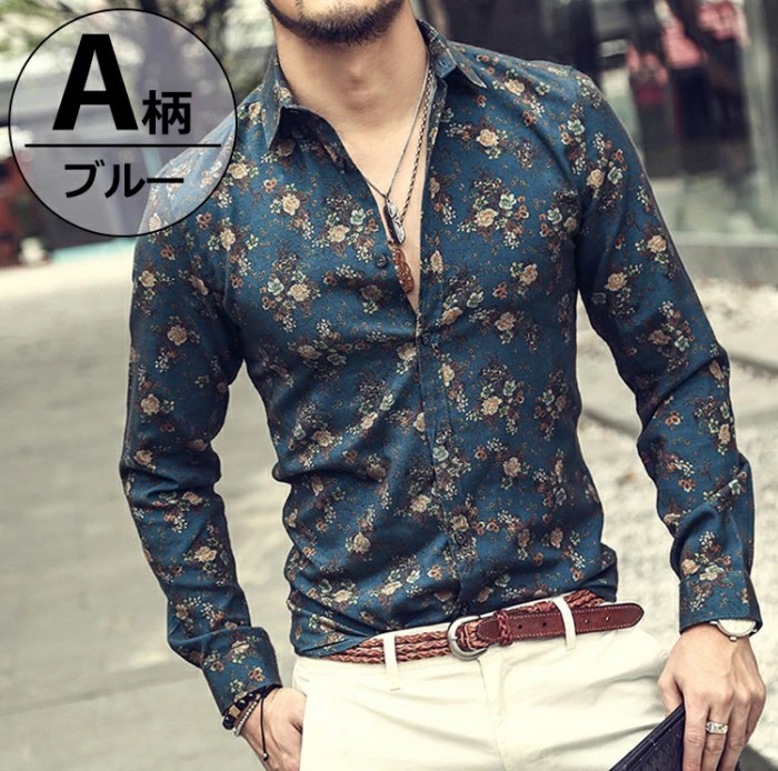 Men shirt floral shirts prom embroidery lace luxury transparent flower club dress party sexy chemise homme social mouse zoom over