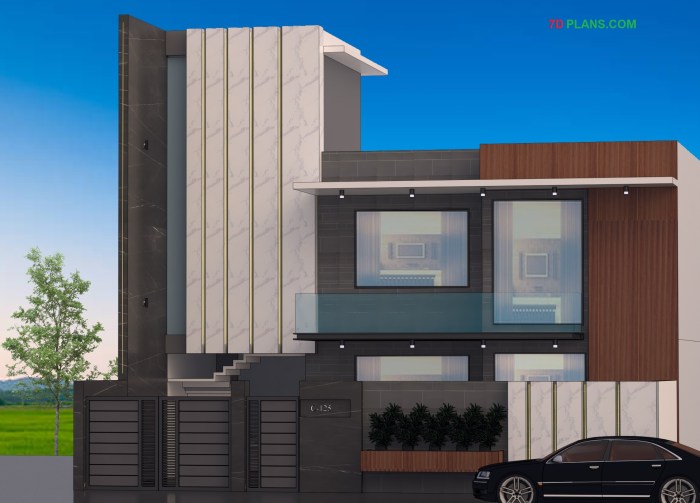 Desain tampak depan rumah 42