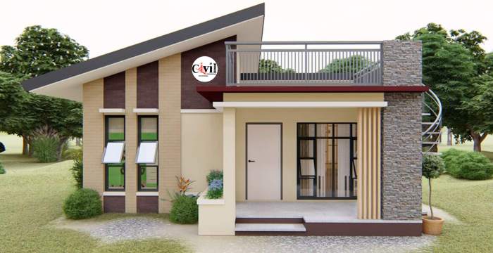 Desain Teras Rumah Sederhana Type 80